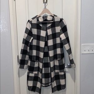 Shein checkered coat